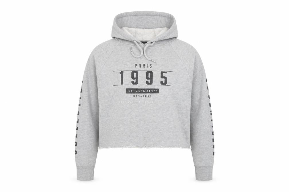 New Look Womens Grey Polyester Pullover Hoodie Size 14 Pullover