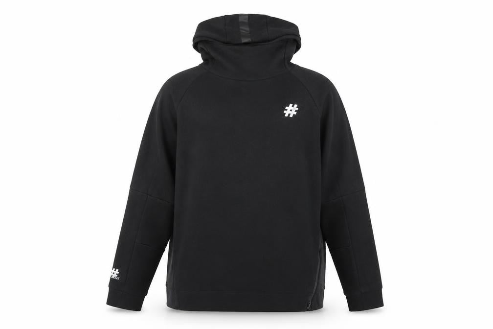 Free the Future Mens Black Cotton Pullover Hoodie Size L