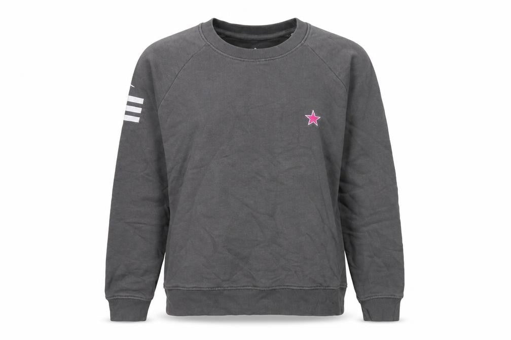 By Pollyanna Womens Grey Cotton Pullover Sweatshirt Size XS Pullover