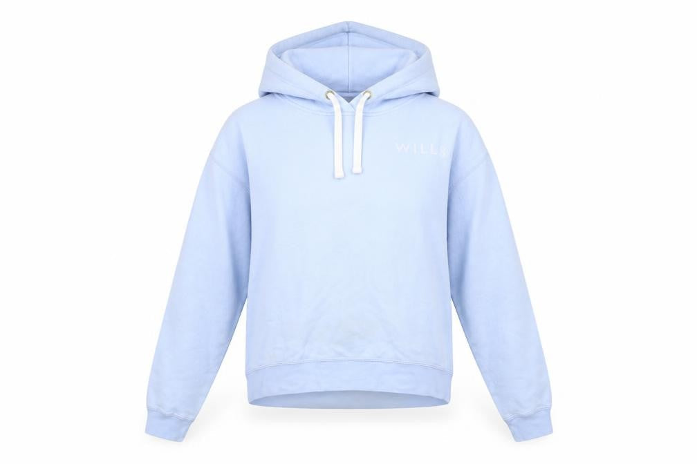 Jack Wills Womens Blue Cotton Pullover Hoodie Size 8 Pullover