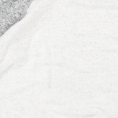 Mango Womens Grey Cotton Pullover Sweatshirt Size S Pullover