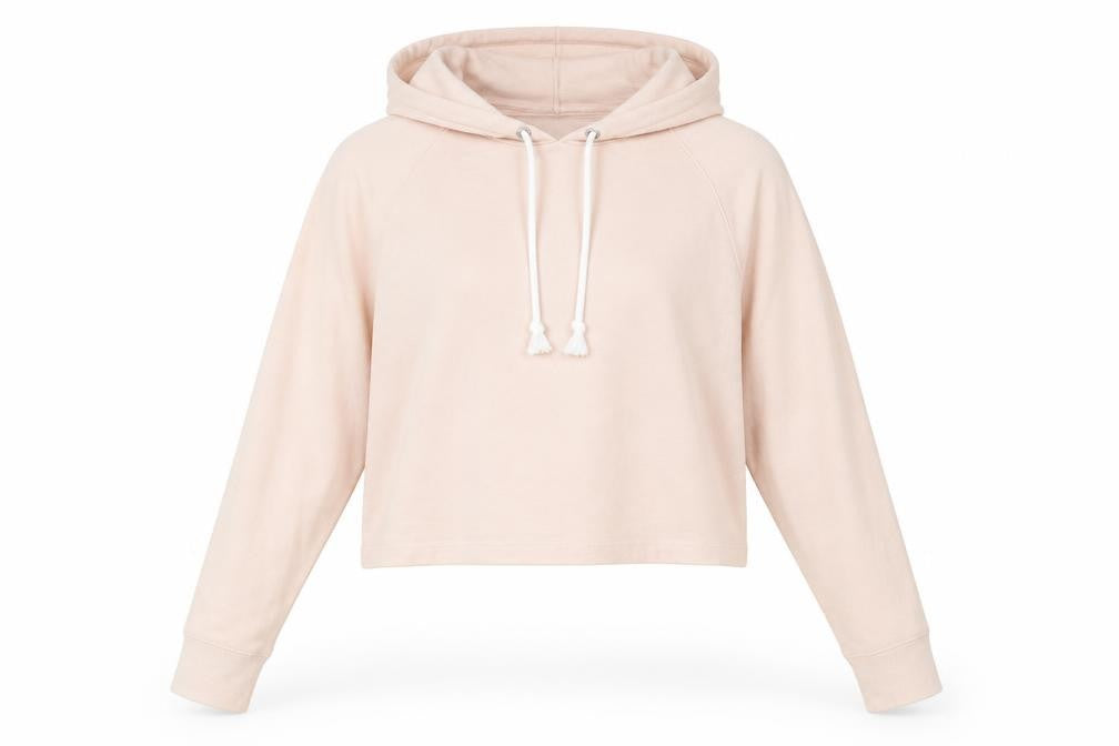 H&M Womens Pink Cotton Pullover Hoodie Size M Pullover