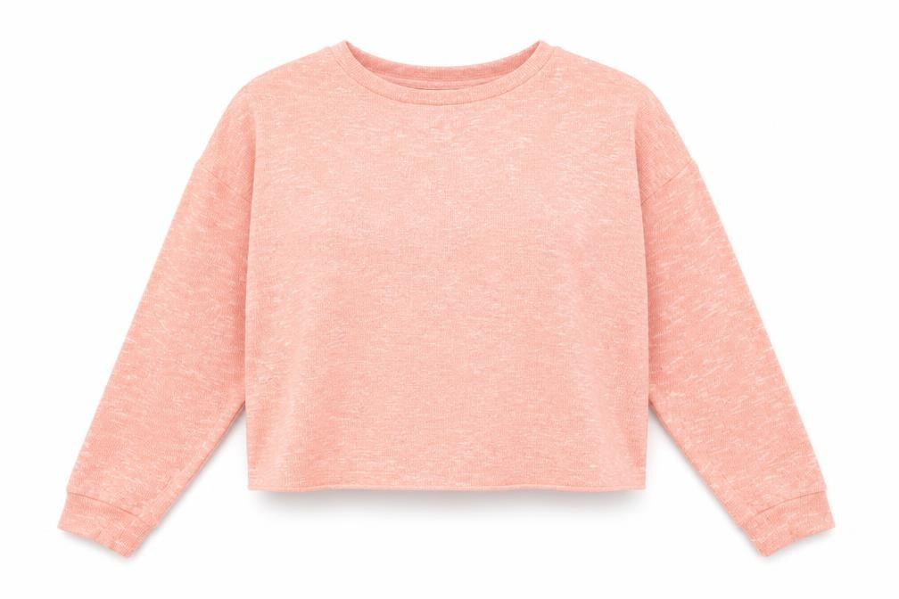New Look Womens Pink Polyester Pullover Sweatshirt Size S Pullover