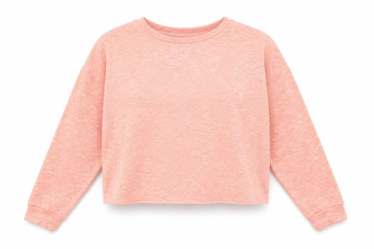 New Look Womens Pink Polyester Pullover Sweatshirt Size S Pullover