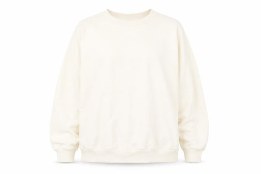 Marks and Spencer Womens Ivory Cotton Pullover Sweatshirt Size 16 Pullover - Lace Detail
