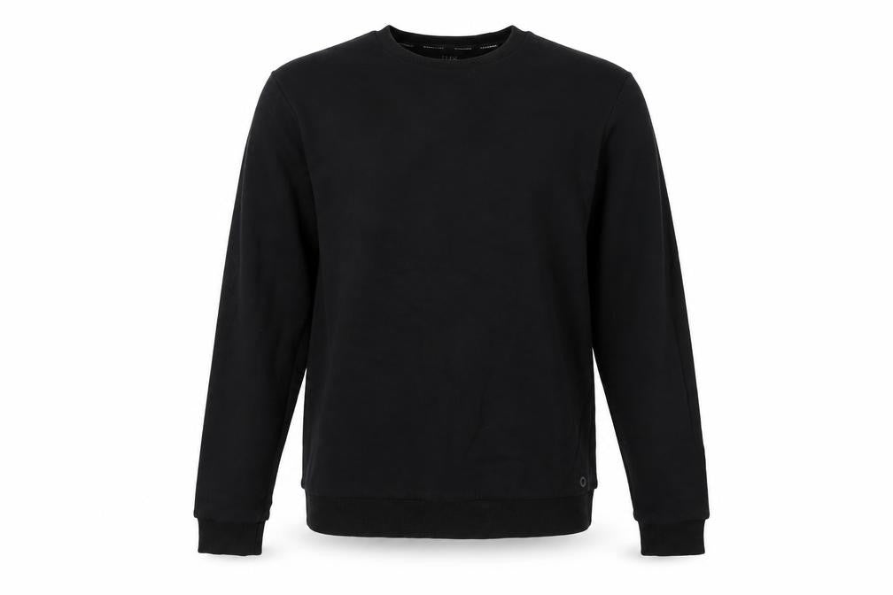 Goodmove Boys Black Cotton Pullover Sweatshirt Size 14-15 Years Pullover