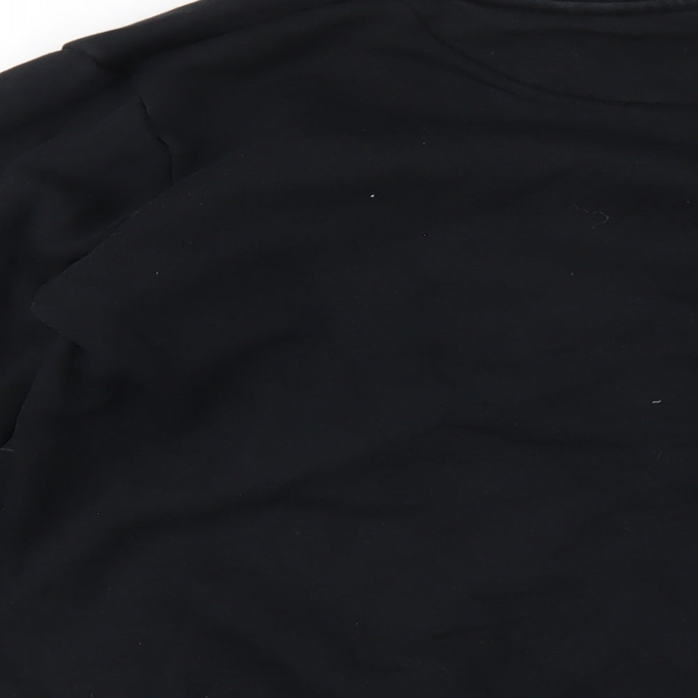 GOODMOVE Boys Black Polyester Pullover Sweatshirt Size 14-15 Years Pullover