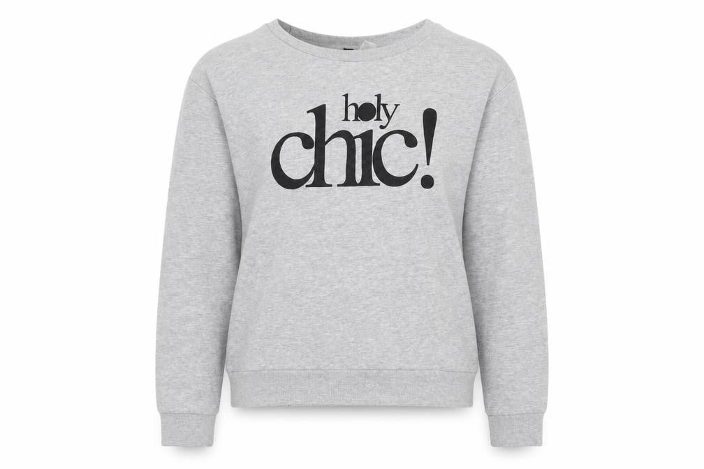 H&M Womens Grey Camel Pullover Sweatshirt Size M Pullover