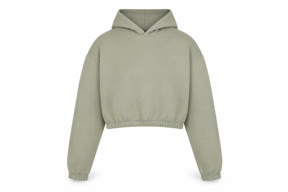 Zara Womens Green Cotton Pullover Hoodie Size S Pullover