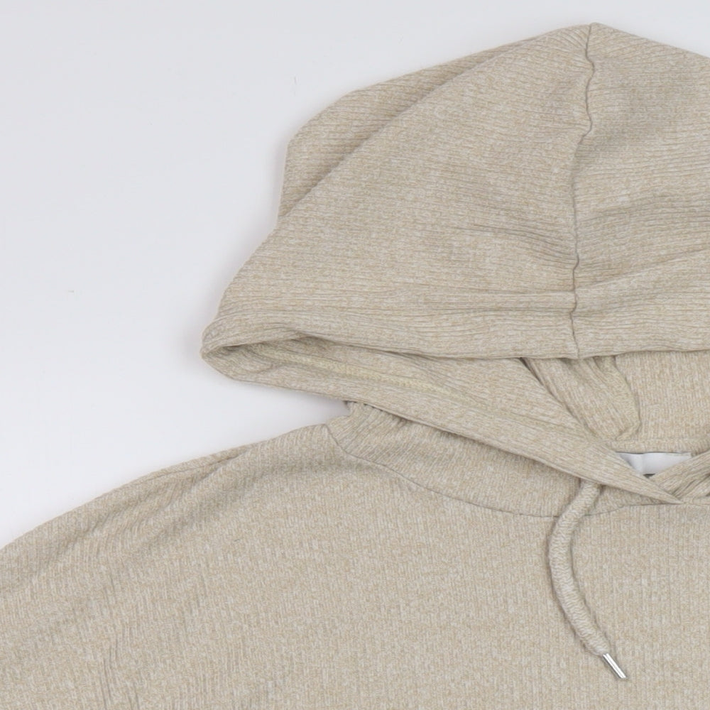 Very Womens Beige Polyester Pullover Hoodie Size 20 Pullover