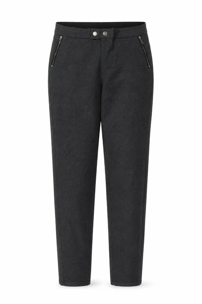 EDC Womens Grey Viscose Trousers Size 10 L31 in Regular Snap