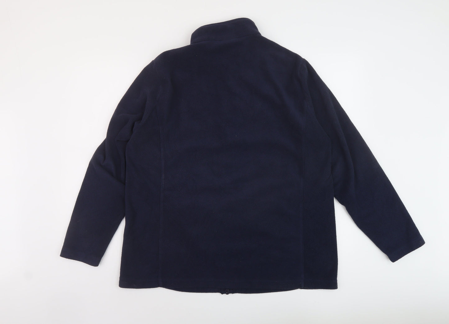 T9OG24 Womens Blue Jacket Size 18 Zip