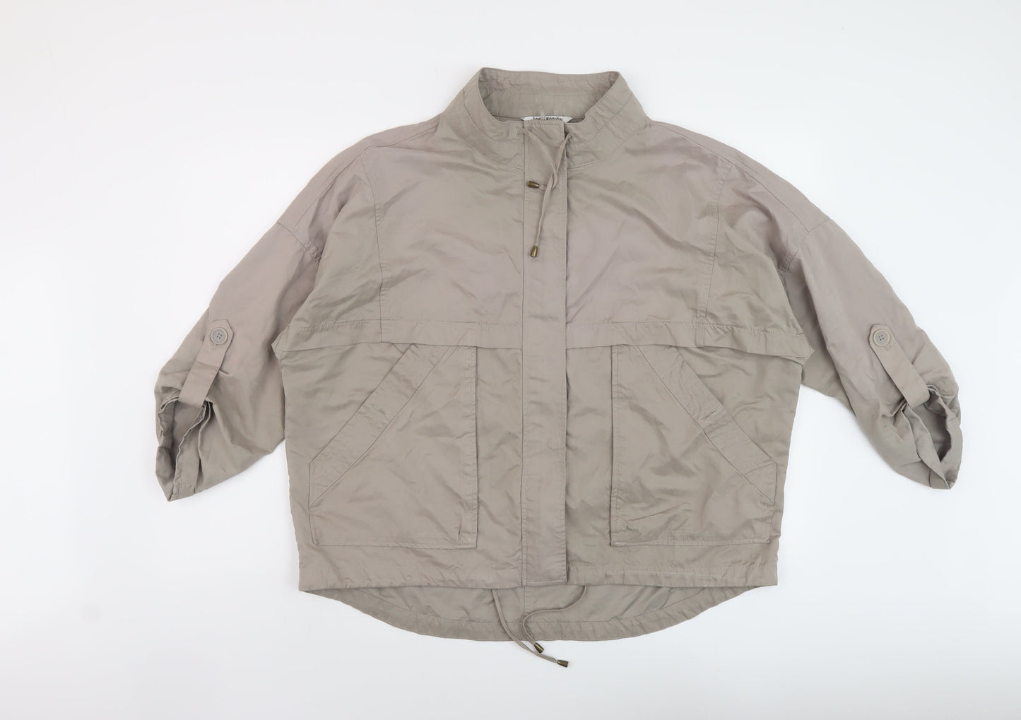 Debenhams Womens Beige Jacket Size 18 Zip