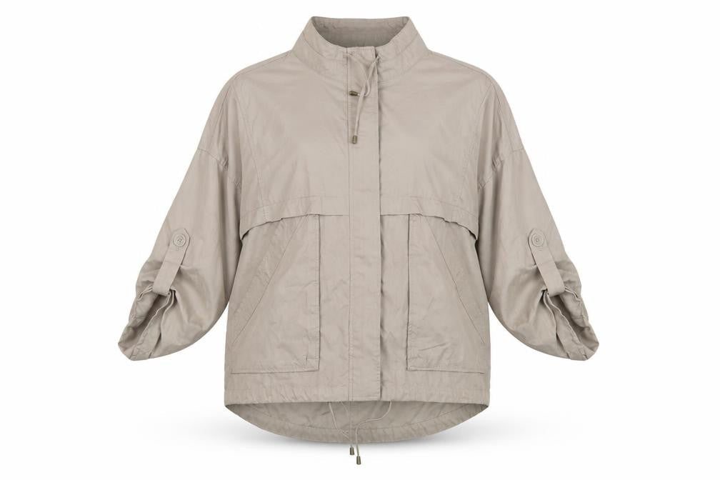 Debenhams Womens Beige Jacket Size 18 Zip