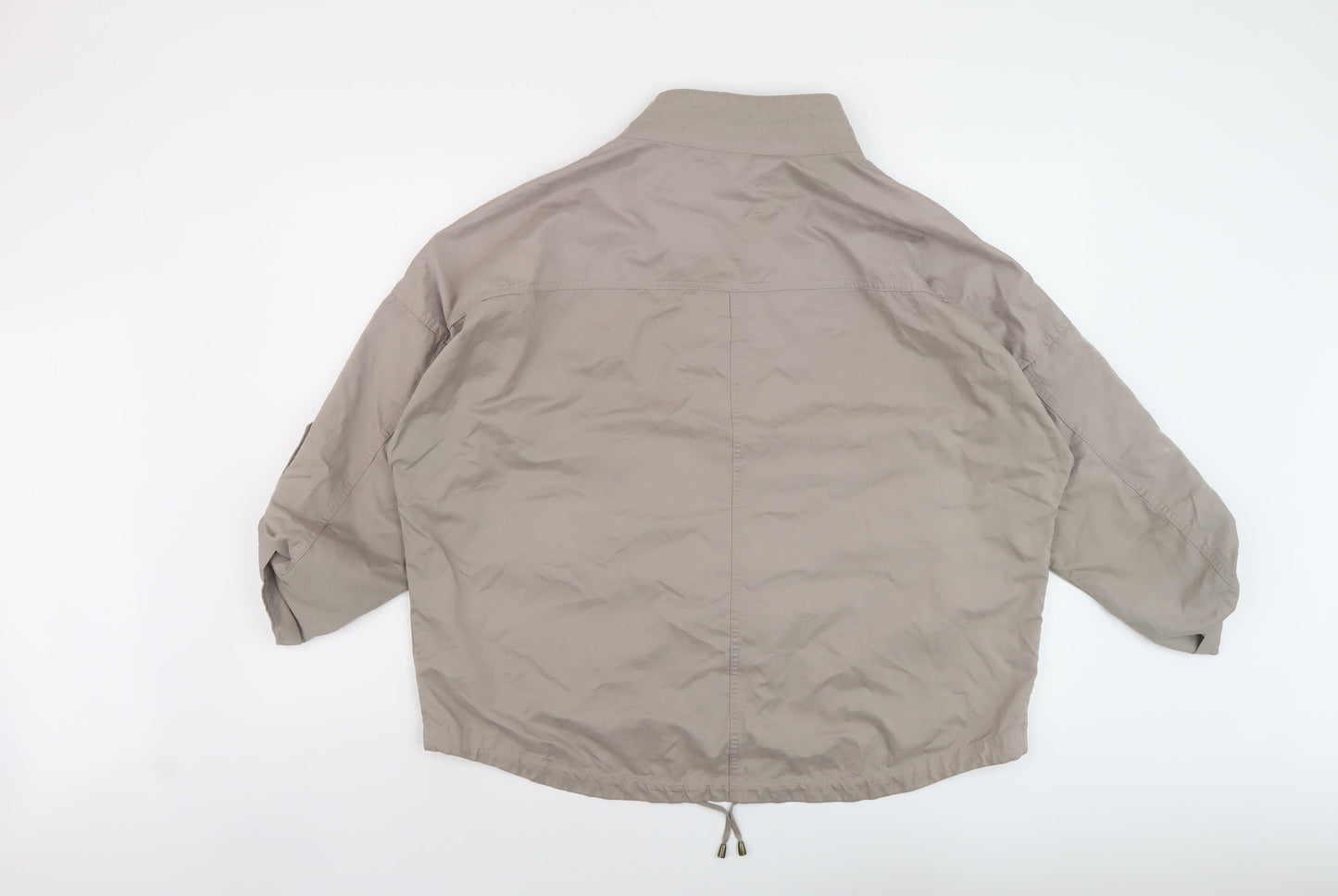 Debenhams Womens Beige Jacket Size 18 Zip