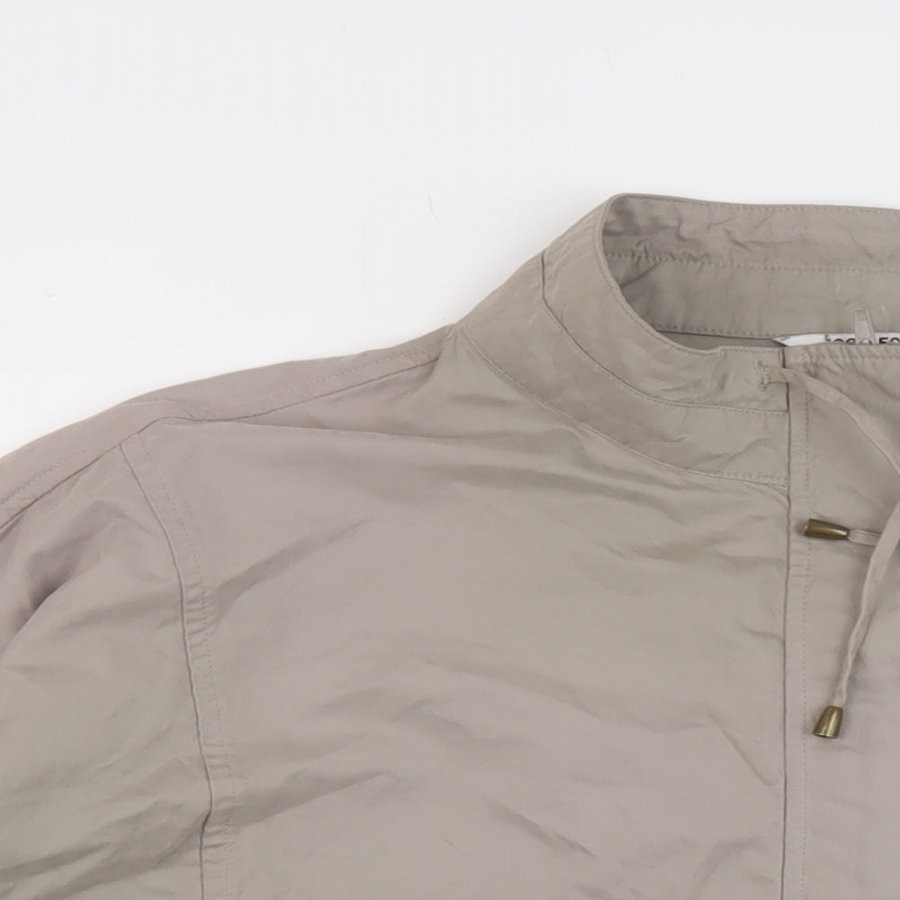Debenhams Womens Beige Jacket Size 18 Zip