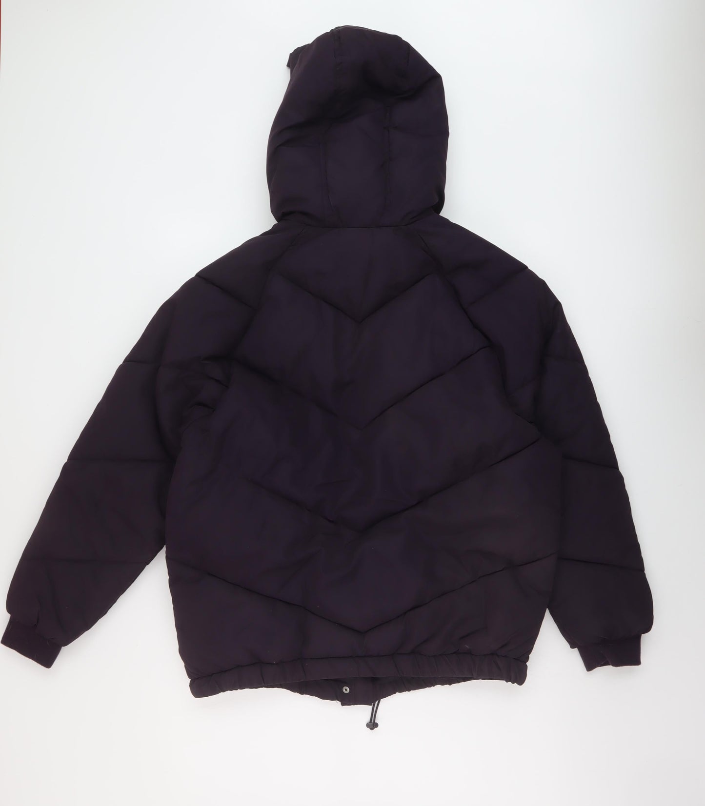H&M Womens Purple Puffer Jacket Jacket Size 8 Zip