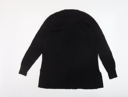 La Redoute Womens Black Crew Neck Acrylic Pullover Jumper Size M