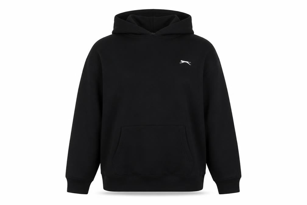 Slazenger Womens Black Polyester Pullover Hoodie Size 14 Pullover