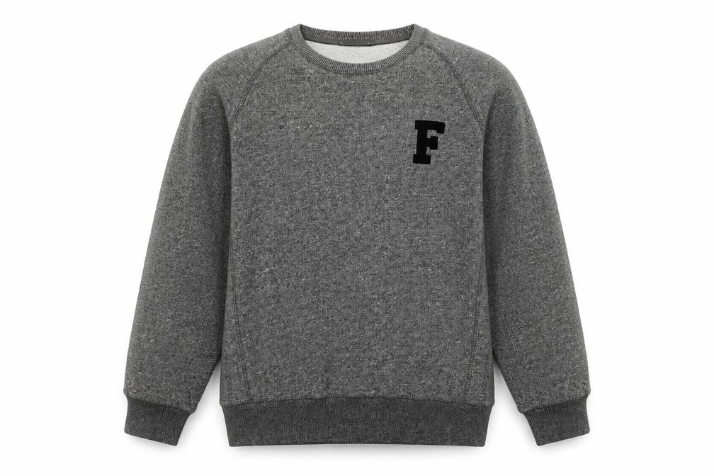 French Connection Mens Grey Cotton Pullover Sweatshirt Size XL