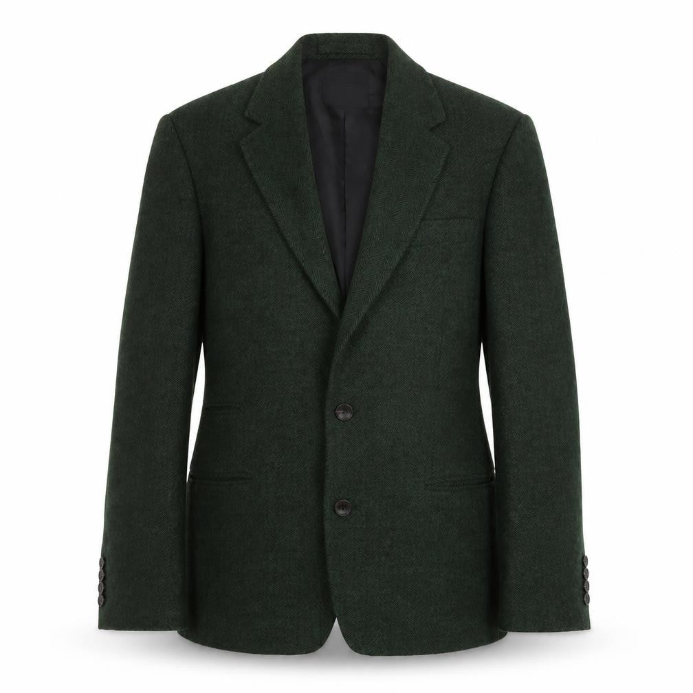 ASOS Mens Green Acrylic Jacket Suit Jacket Size 36 Regular