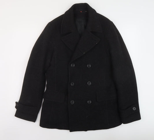 Unqilo Mens Grey Jacket Size S Button