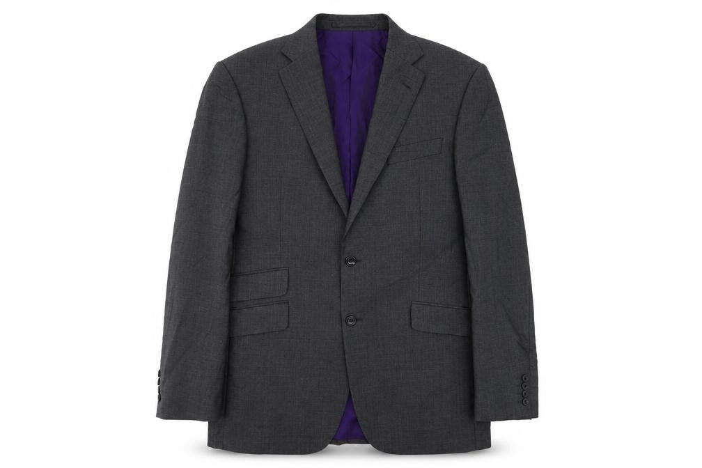 Marks & Spencer Mens Grey Wool Jacket Suit Jacket Size 40 Regular