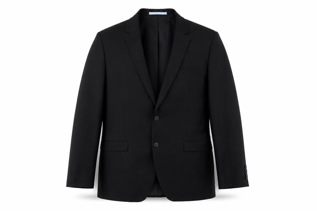 Blazer Mens Grey Wool Jacket Suit Jacket Size 44 Regular