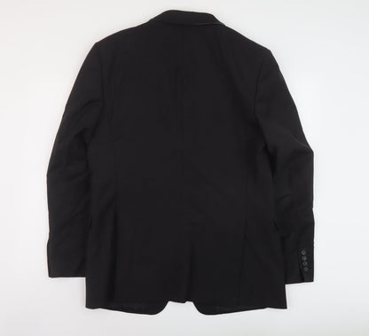 Blazer Mens Grey Wool Jacket Suit Jacket Size 44 Regular