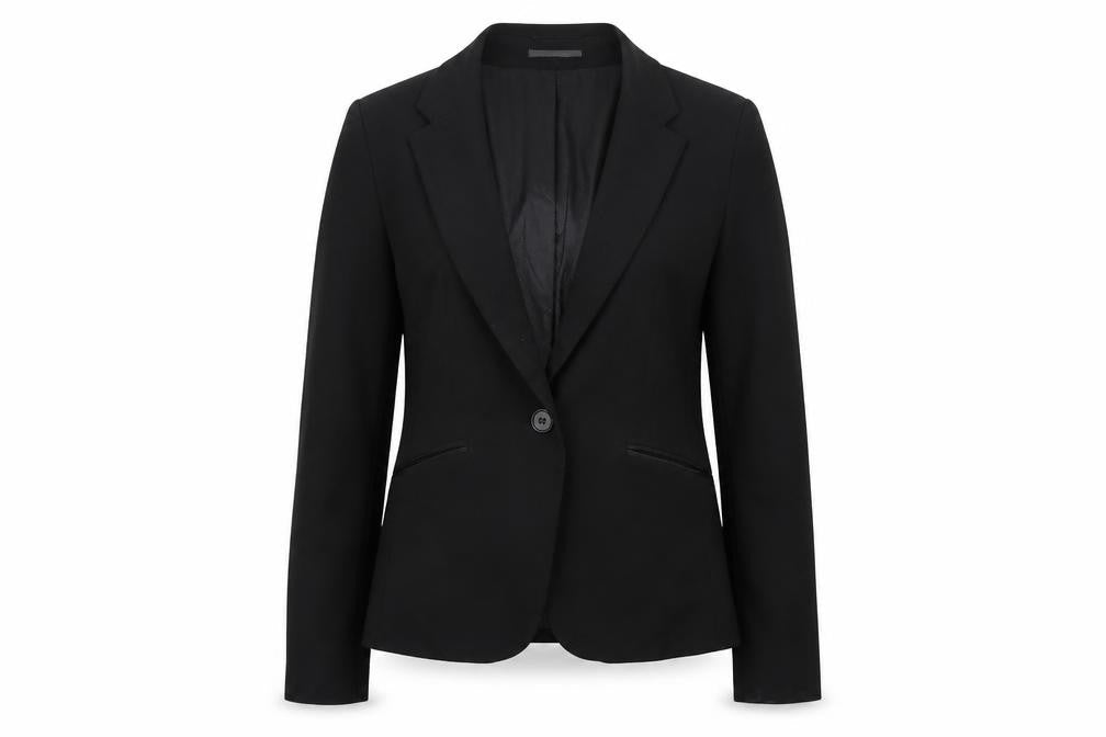 H&M Womens Black Jacket Size 8 Button