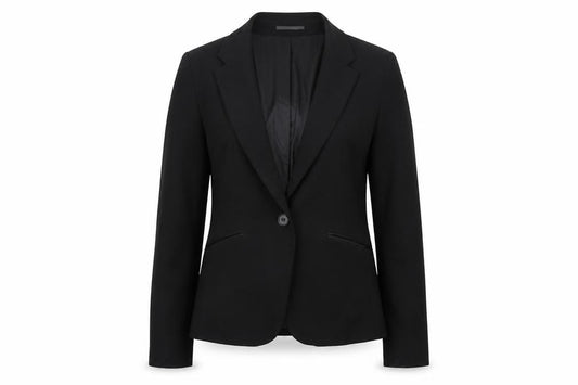 H&M Womens Black Jacket Size 8 Button