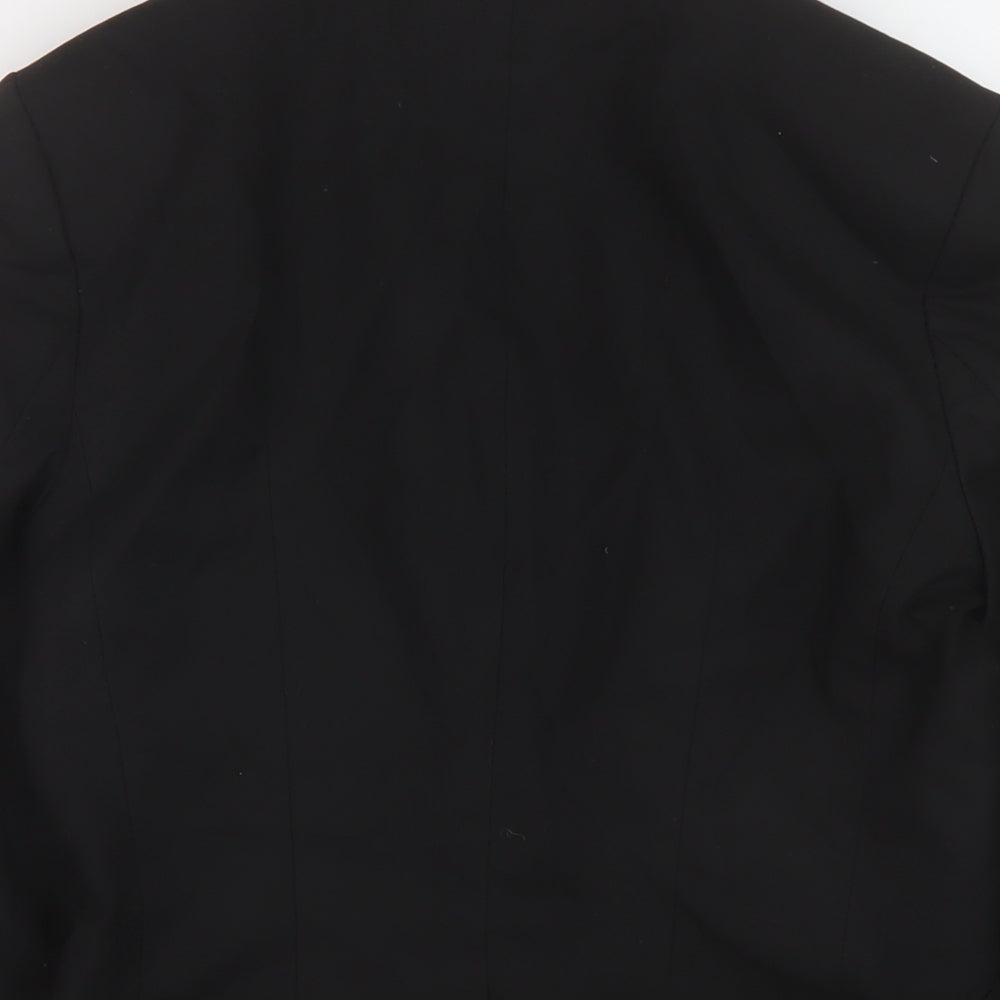 H&M Womens Black Jacket Size 8 Button