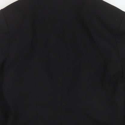 H&M Womens Black Jacket Size 8 Button