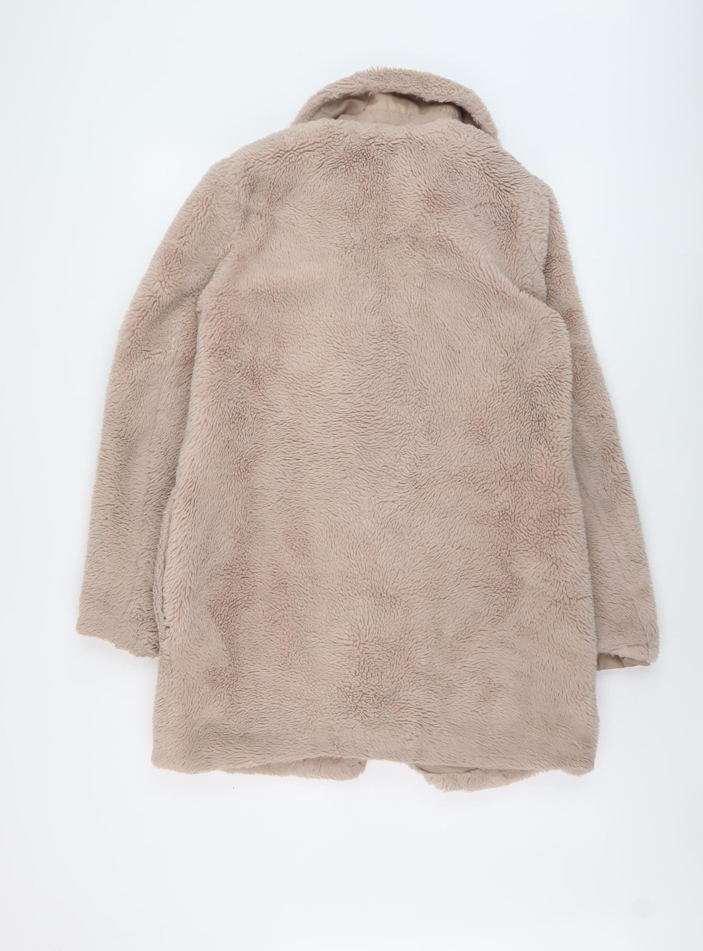 New Look Womens Pink Jacket Size 8 Snap
