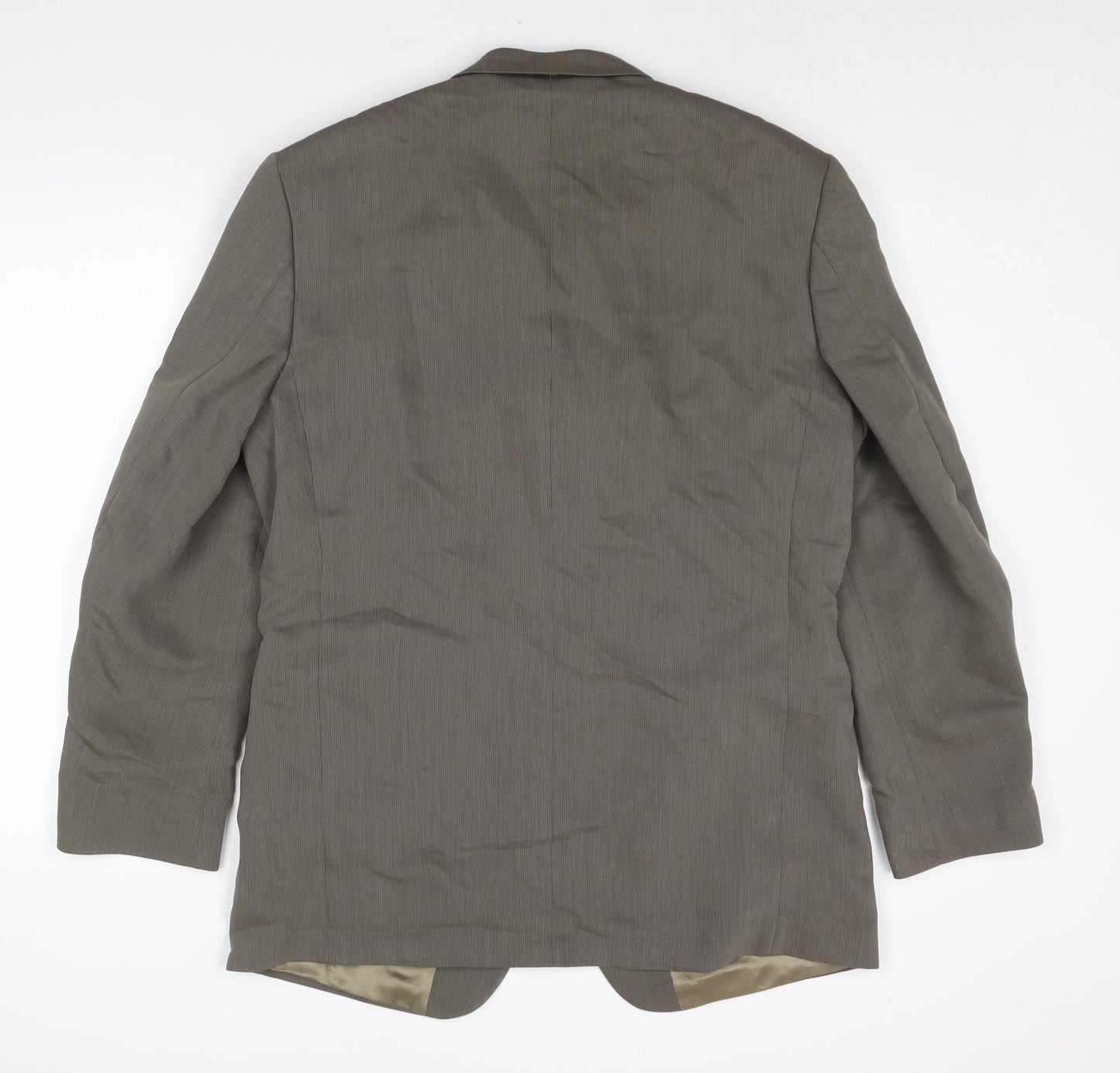 Tom English Mens Brown Polyester Jacket Suit Jacket Size 42 Regular