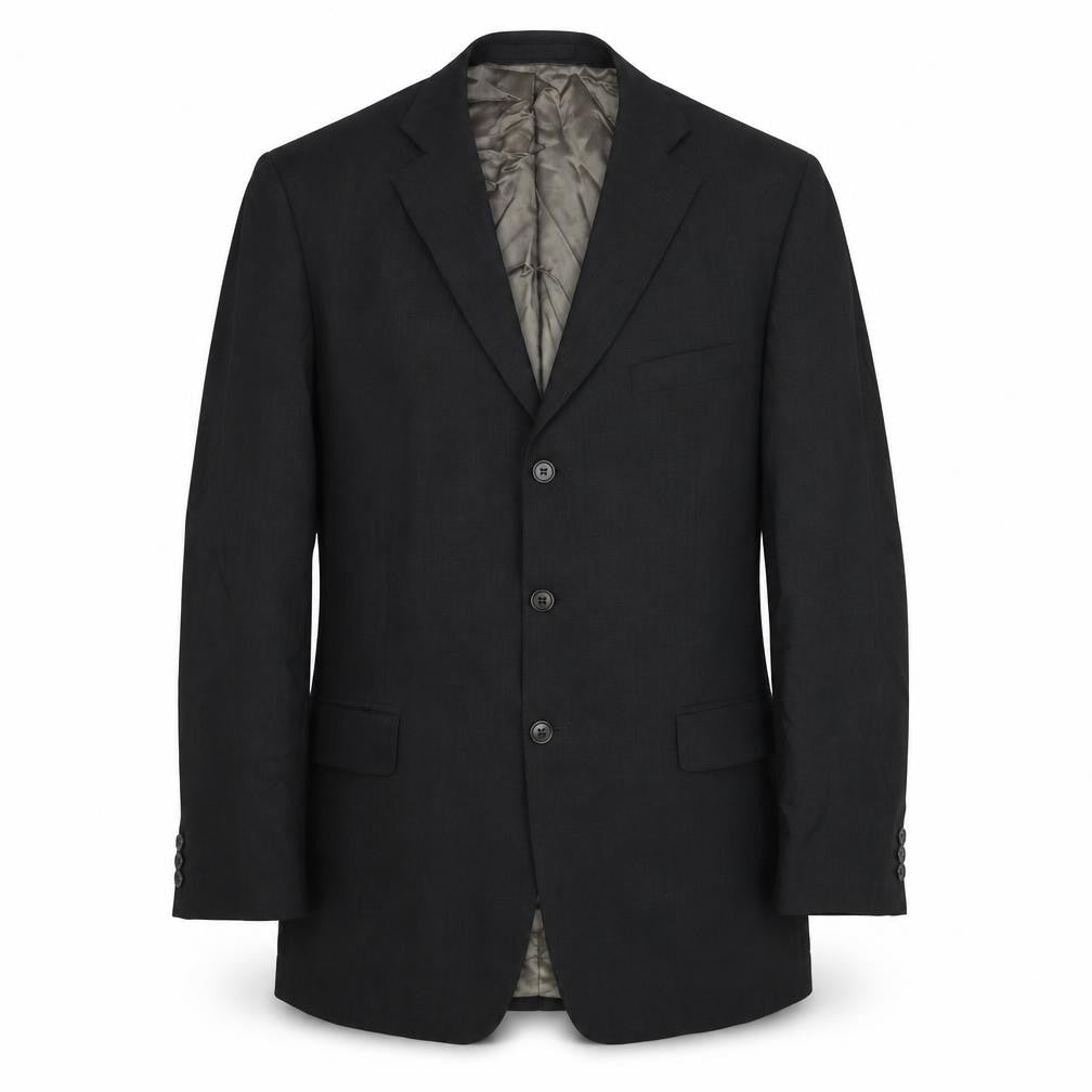 Marks & Spencer Mens Black Wool Jacket Suit Jacket Size 42 Regular