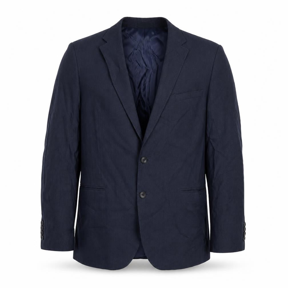 Marks & Spencer Mens Blue Polyester Jacket Suit Jacket Size 44 Regular