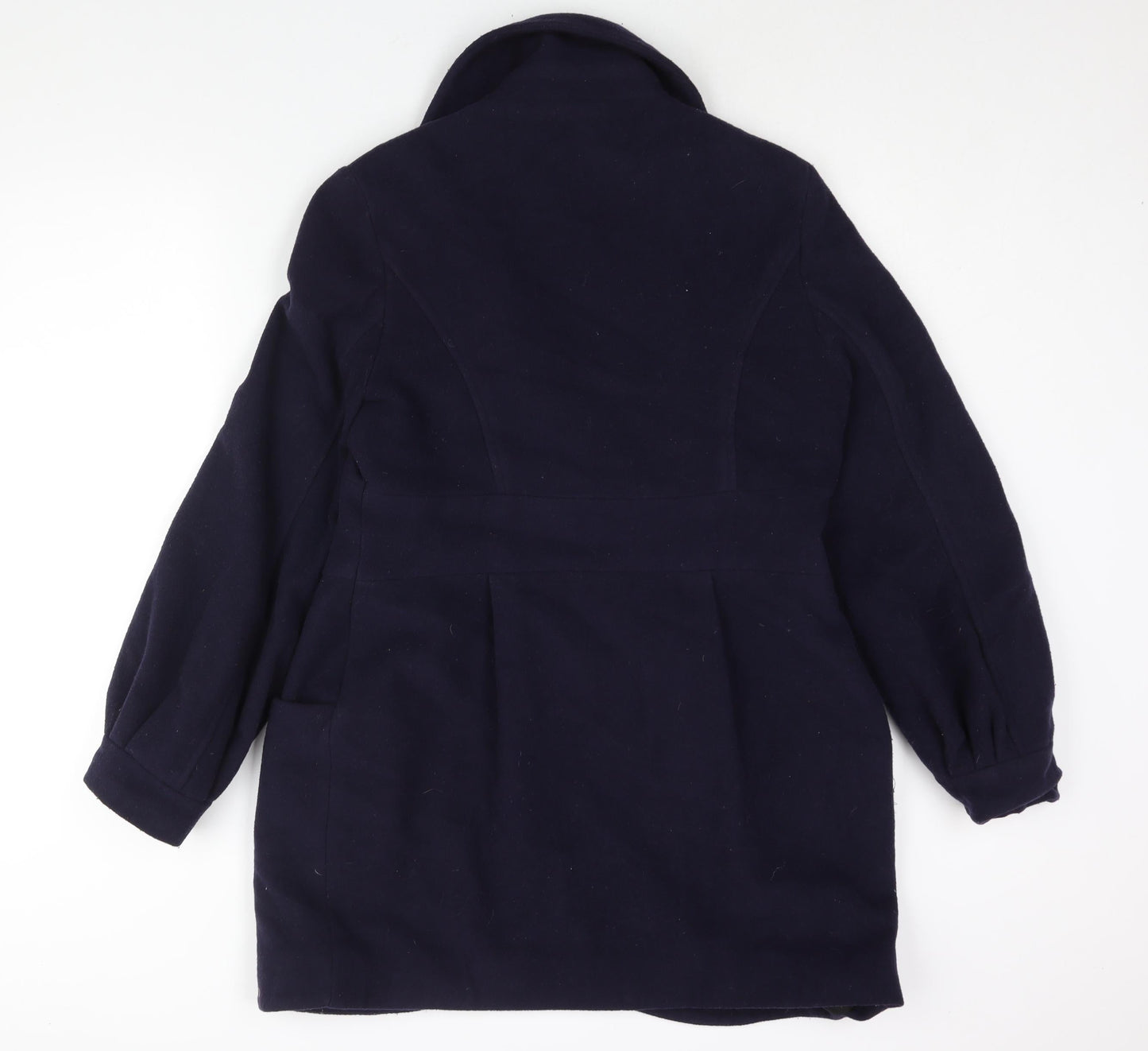 Sailor Womens Blue Overcoat Coat Size 16 Button