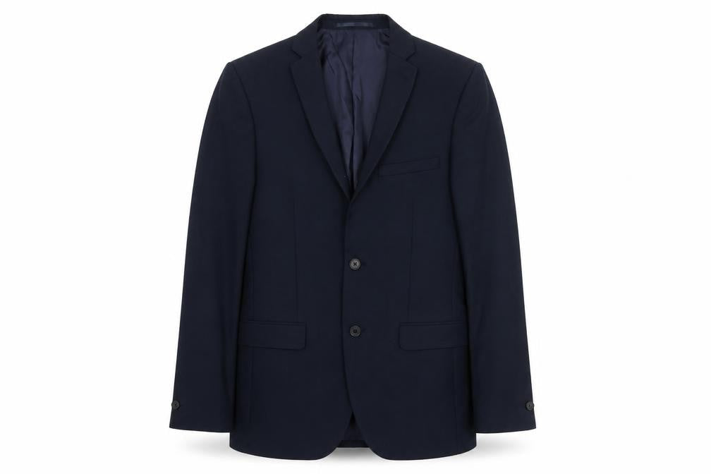 Red Herring Mens Blue Polyester Jacket Suit Jacket Size 36 Regular