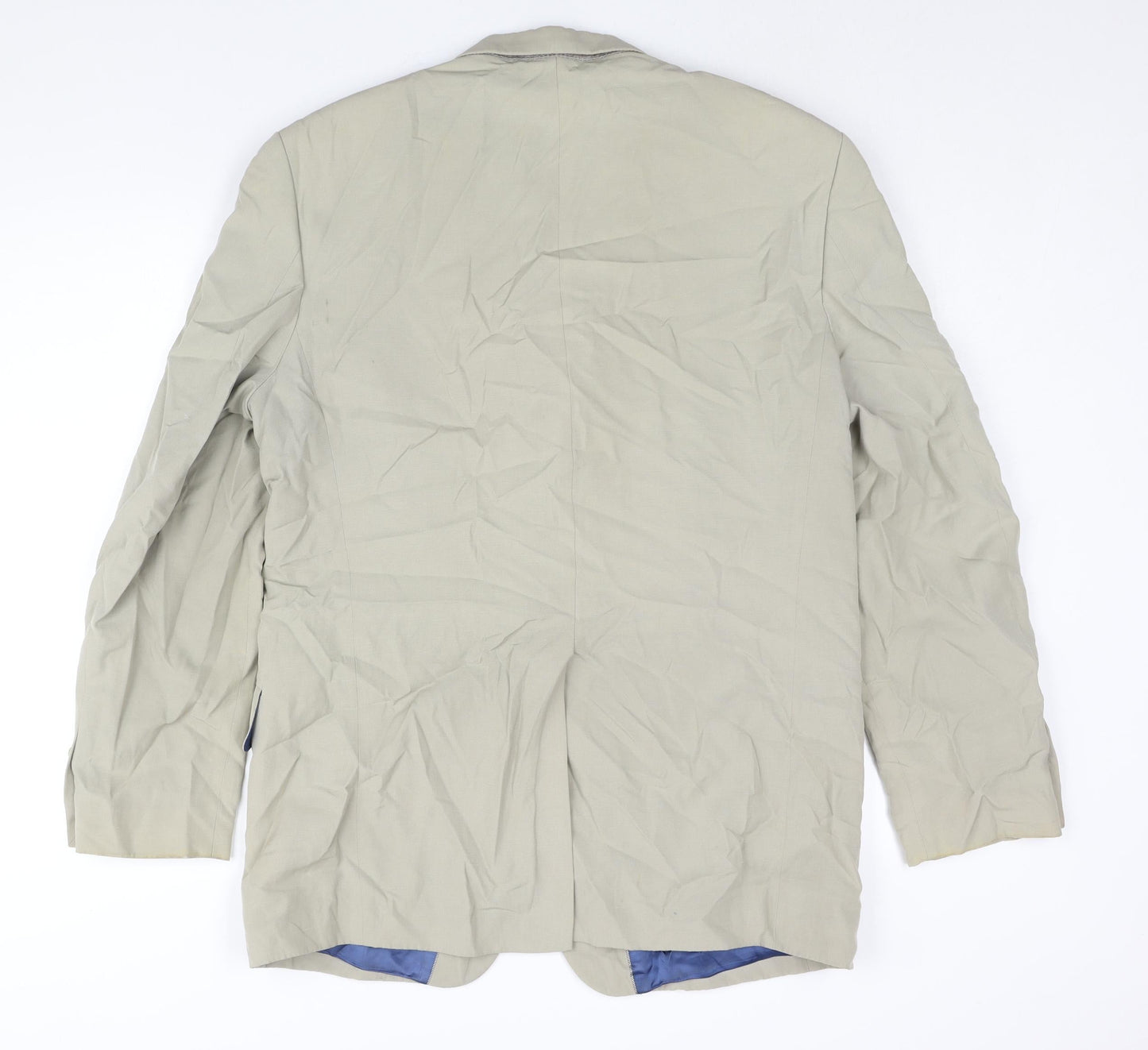 NEXT Mens Beige Lyocell Jacket Suit Jacket Size 42 Regular