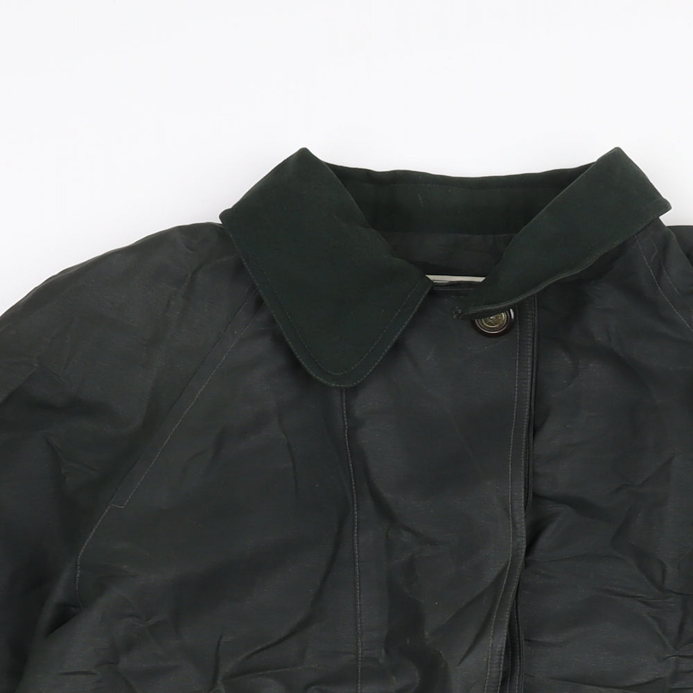 Grace Campbell Womens Green Jacket Size 10 Button - Wax