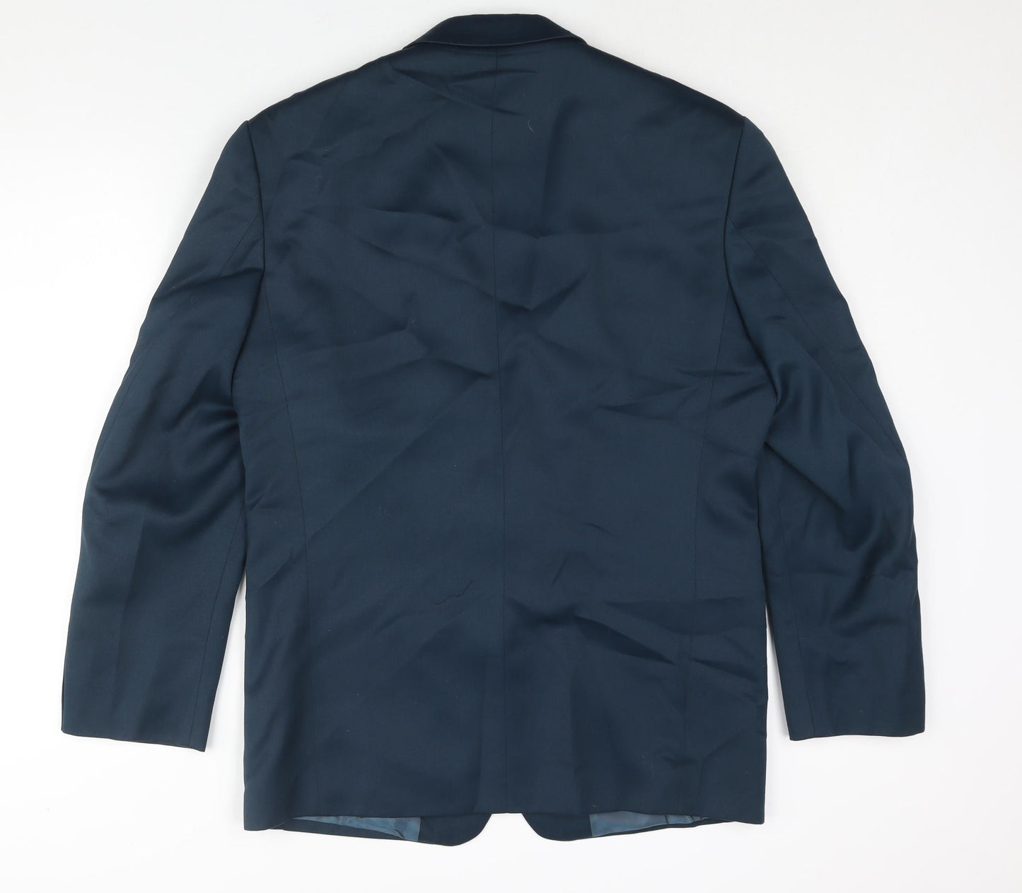 REMUS Mens Blue Polyester Jacket Suit Jacket Size 40 Regular