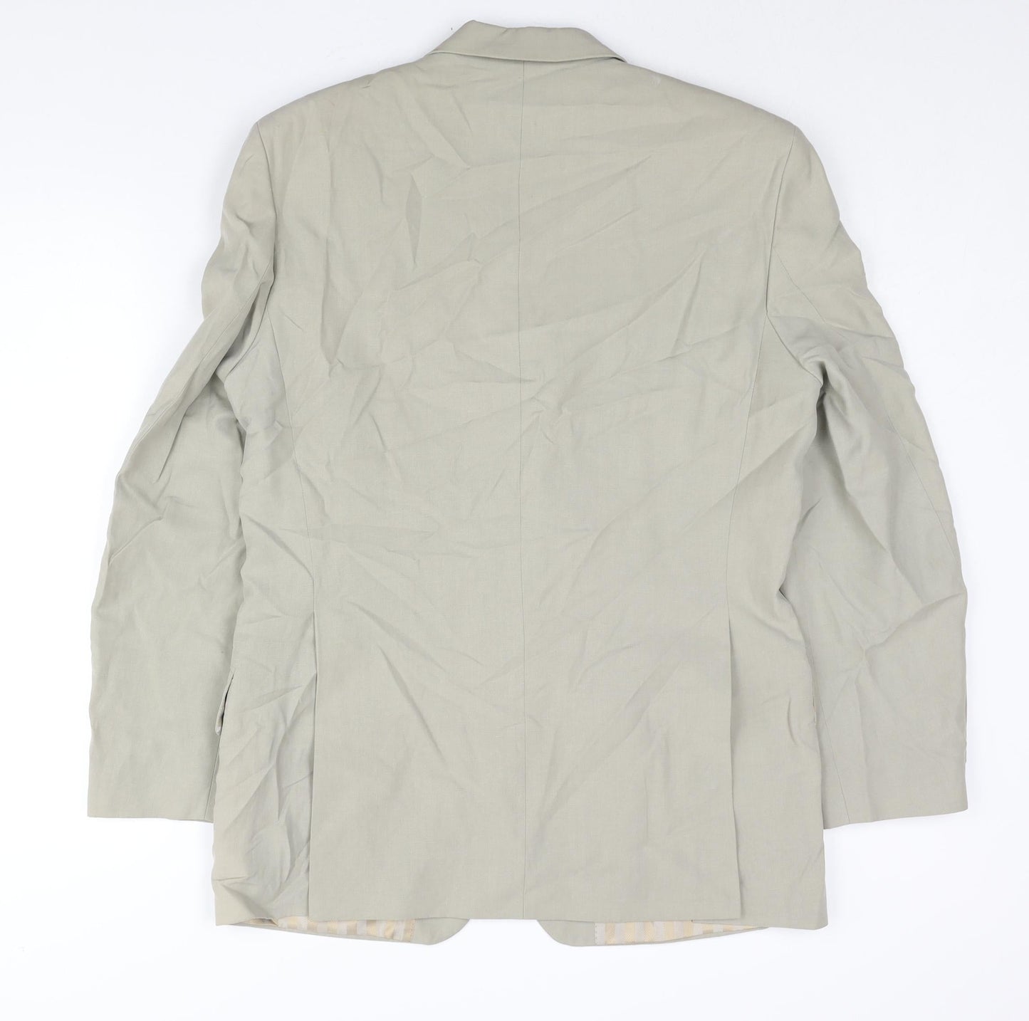 NEXT Mens Beige Lyocell Jacket Suit Jacket Size 38 Regular