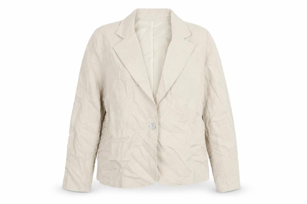 Damart Womens Beige Jacket Size 18 Button