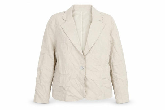 Damart Womens Beige Jacket Size 18 Button