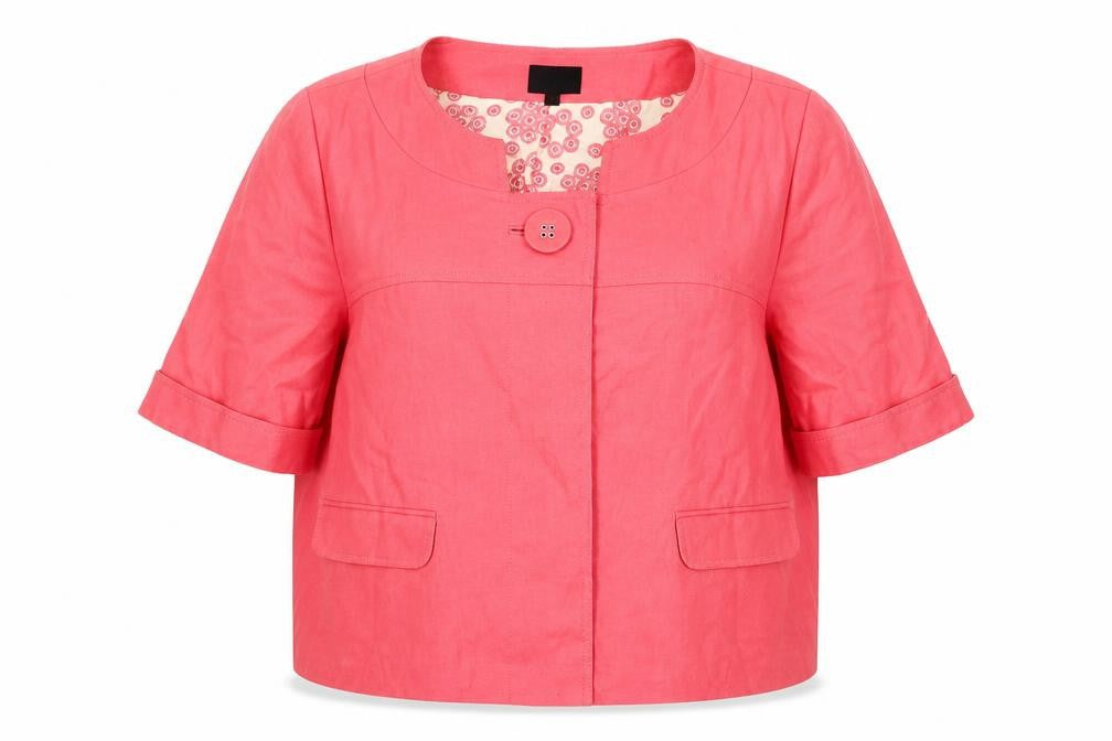 NEXT Womens Pink Jacket Size 16 Button