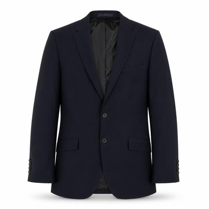 Front view of Autograph men’s blue wool jacket suit jacket, size 40, regular - inside pockets