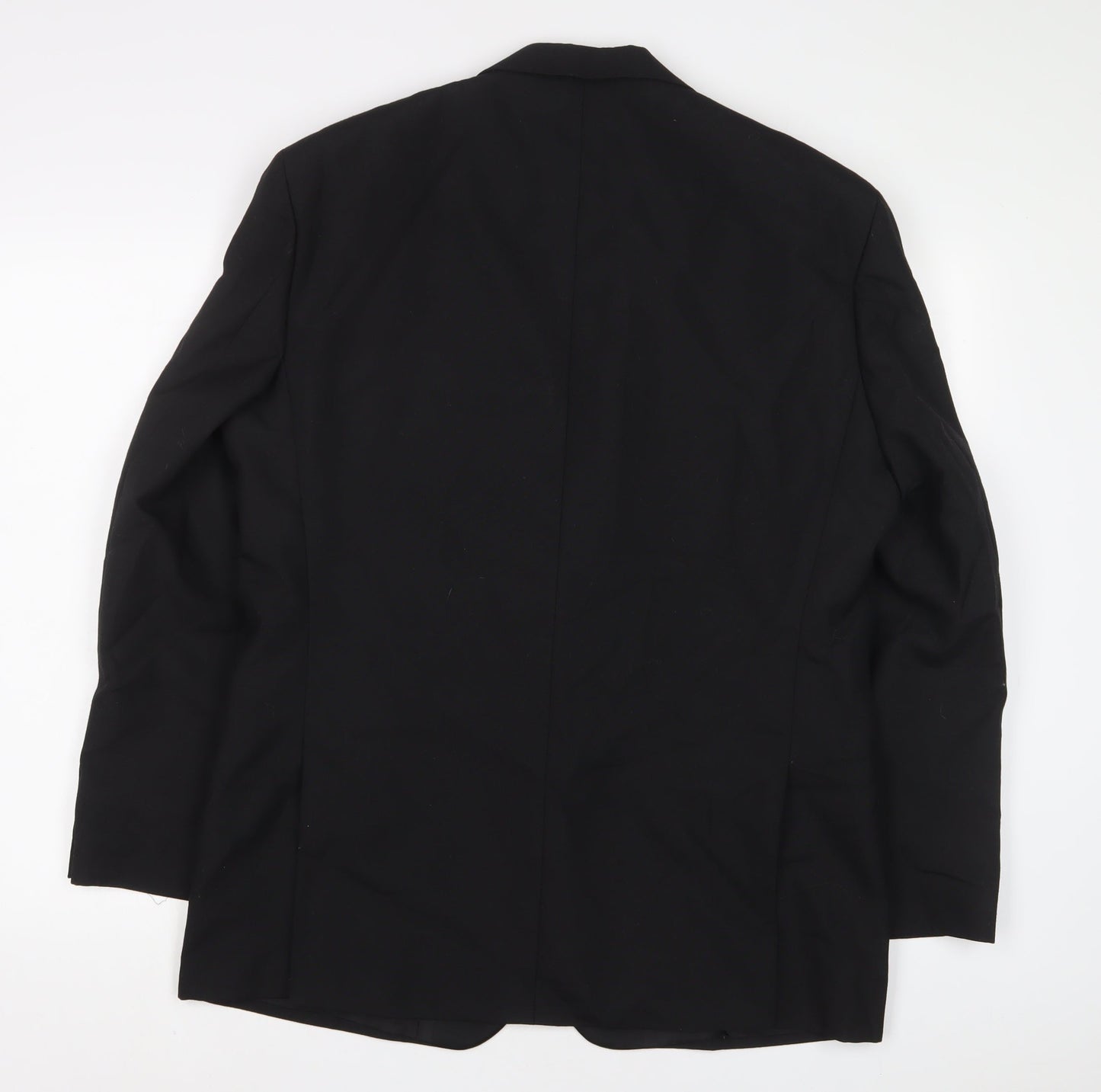 Mr Harry Mens Black Wool Jacket Suit Jacket Size 42 Regular
