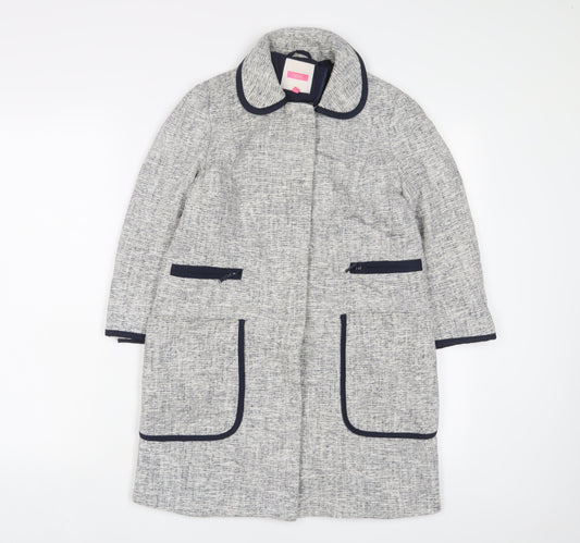 NEXT Womens Grey Jacket Size 8 Button
