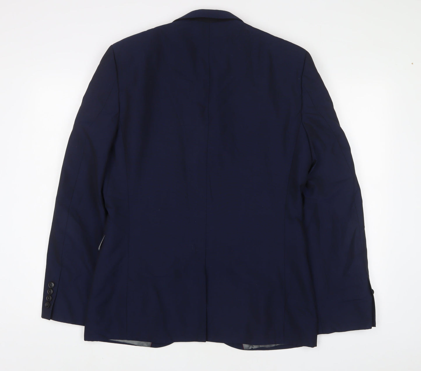 NEXT Mens Blue Wool Jacket Suit Jacket Size 40 Regular